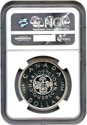 image for: Canada: 1964 $1 NGC MS64 PL