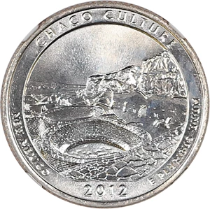 image for: 2012-S Chaco Culture 25c NGC MS66 (Clad First Releases)