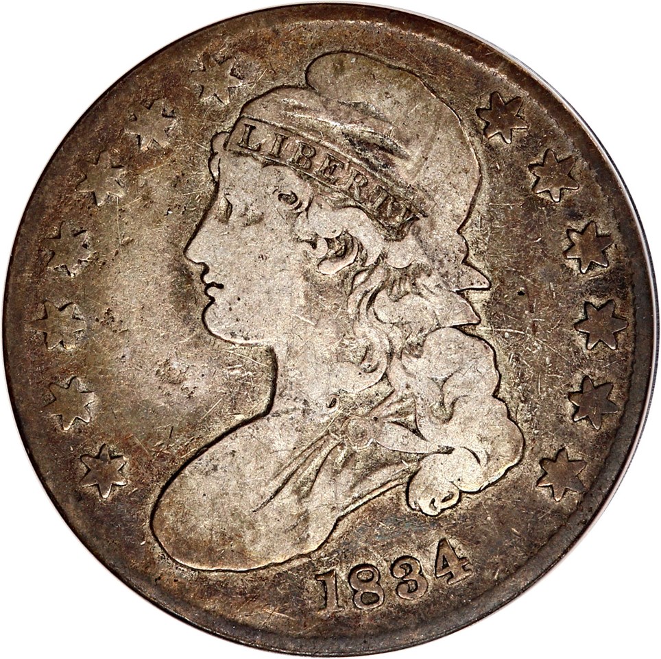 1834 50c ANACS VG-10 (Large Date Large Letter O-114)