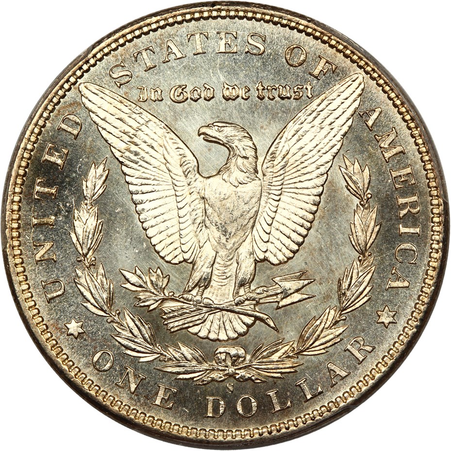 image for: 1895-S $1 PCGS MS64 DMPL 