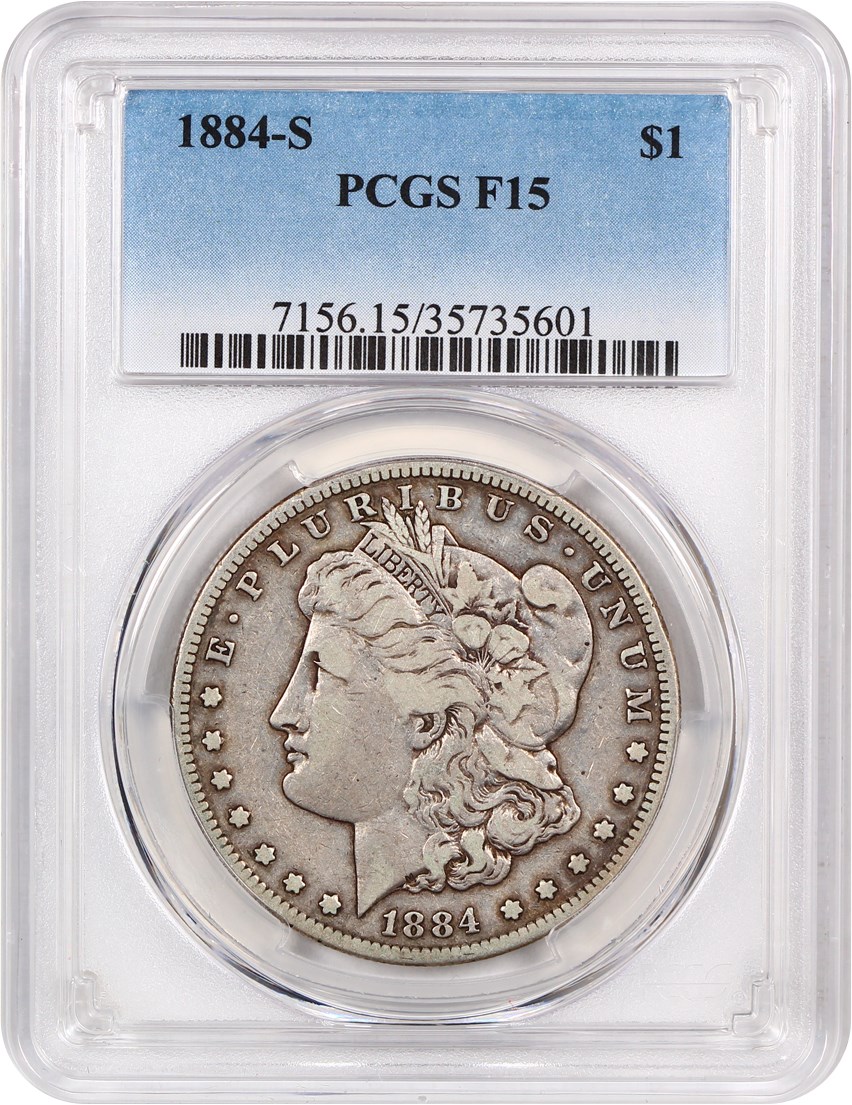 1884-S $1 VG8 CAC thumbnail 9