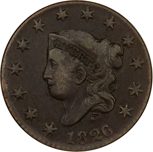 image for: 1826/5 1c PCGS VF20