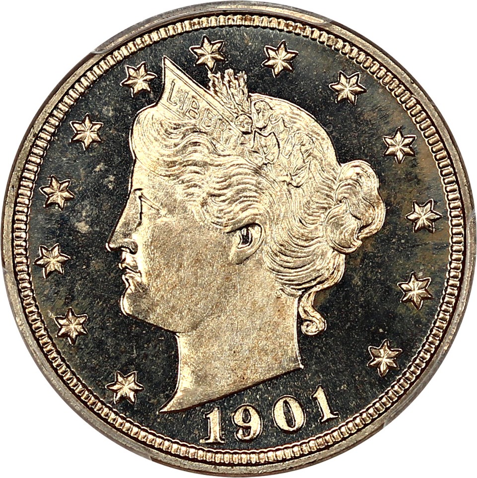 image for: 1901 5c PCGS Proof 67 DCAM