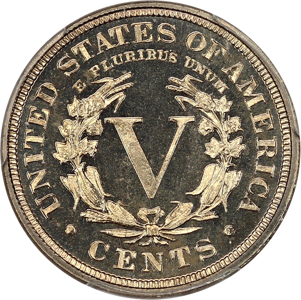 image for: 1901 5c PCGS Proof 67 DCAM