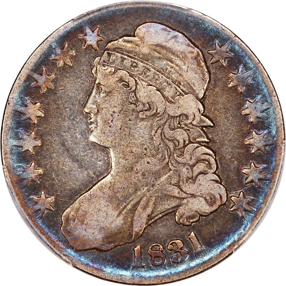 1831 50c PCGS F15