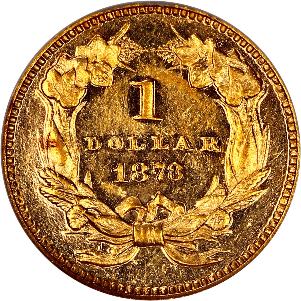 image for: 1873 G$1 NGC/CAC Proof 61 (Closed 3)