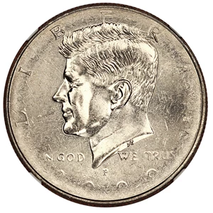 image for: Mint Errors: 2009-P & 2009-D 50c NGC MS64 (Obverse Struck Thru)