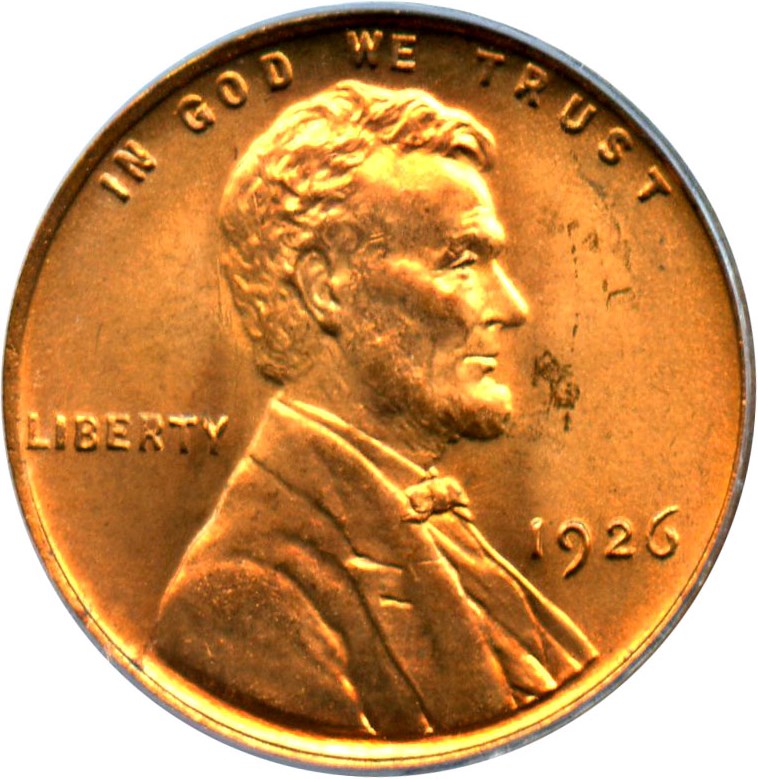1926 1c PCGS/CAC MS64 RD