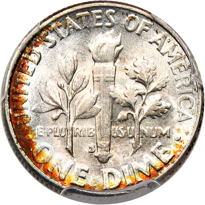 1953-S 10c AU58 CAC thumbnail 11