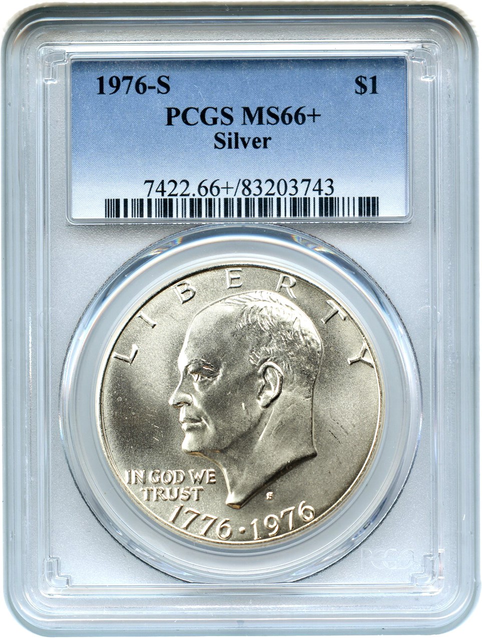 1976-S $1  Silver MS66 CAC thumbnail 11