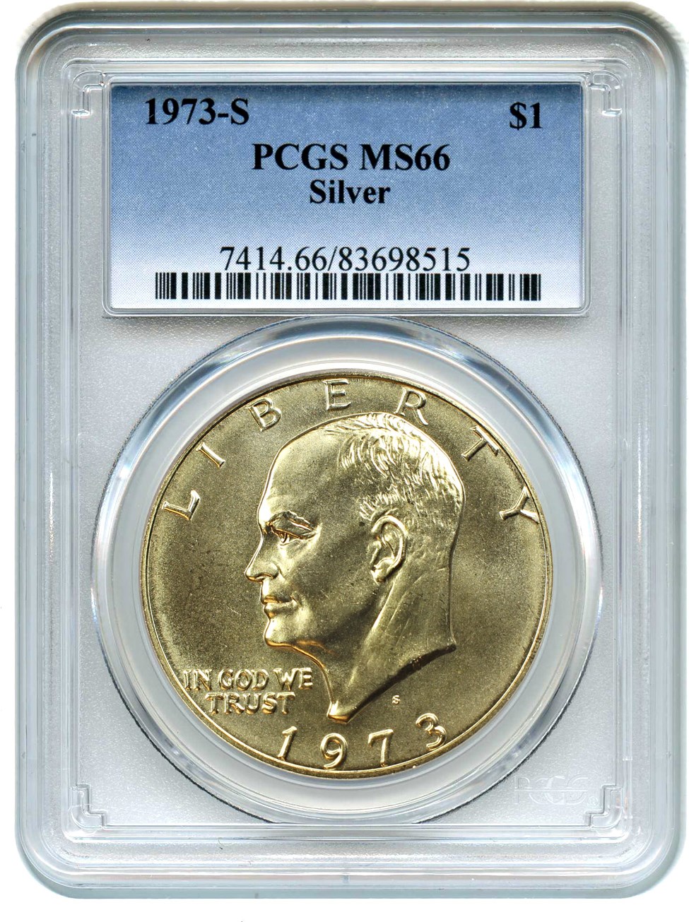 1973-S $1  Silver MS66 CAC thumbnail 17