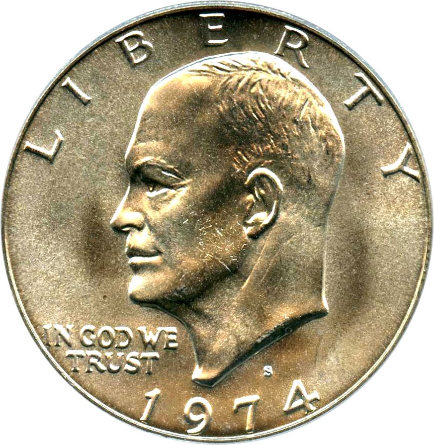 1974-S $1  Silver MS61 thumbnail 20