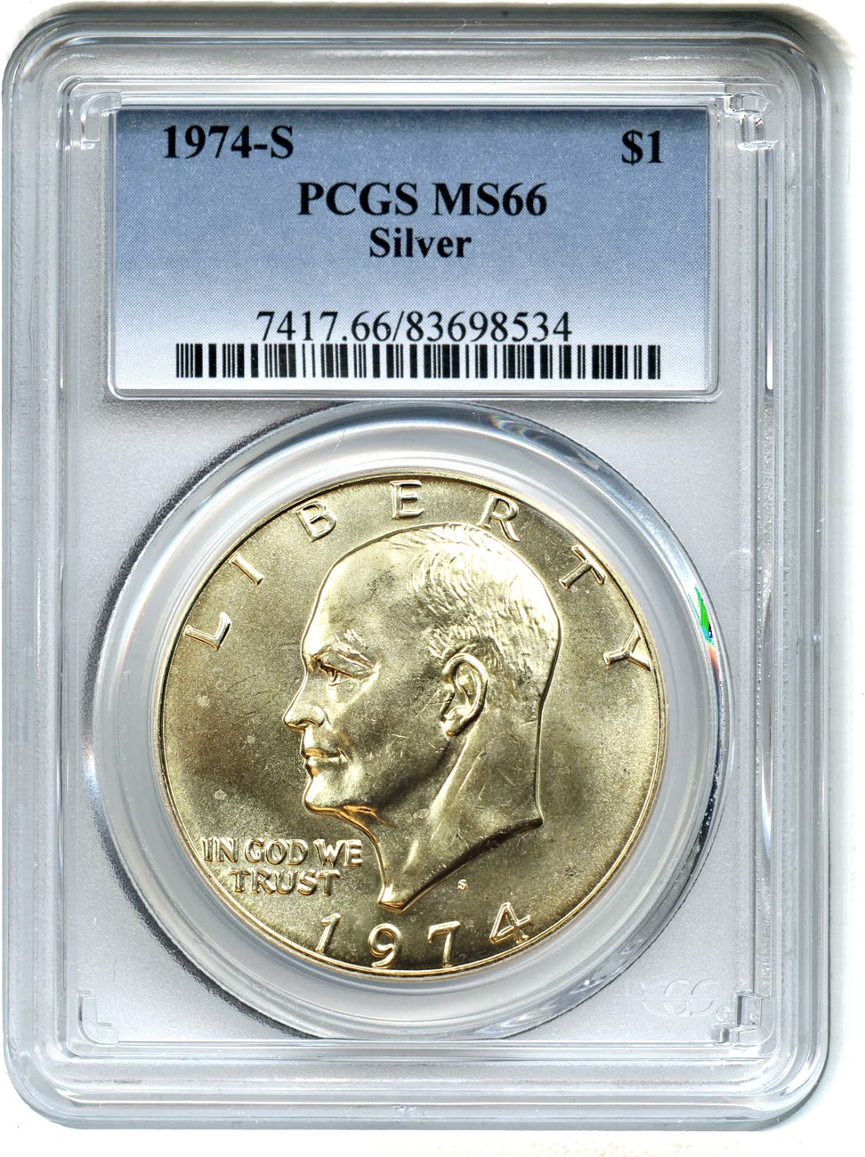 1974-S $1  Silver MS61 thumbnail 18