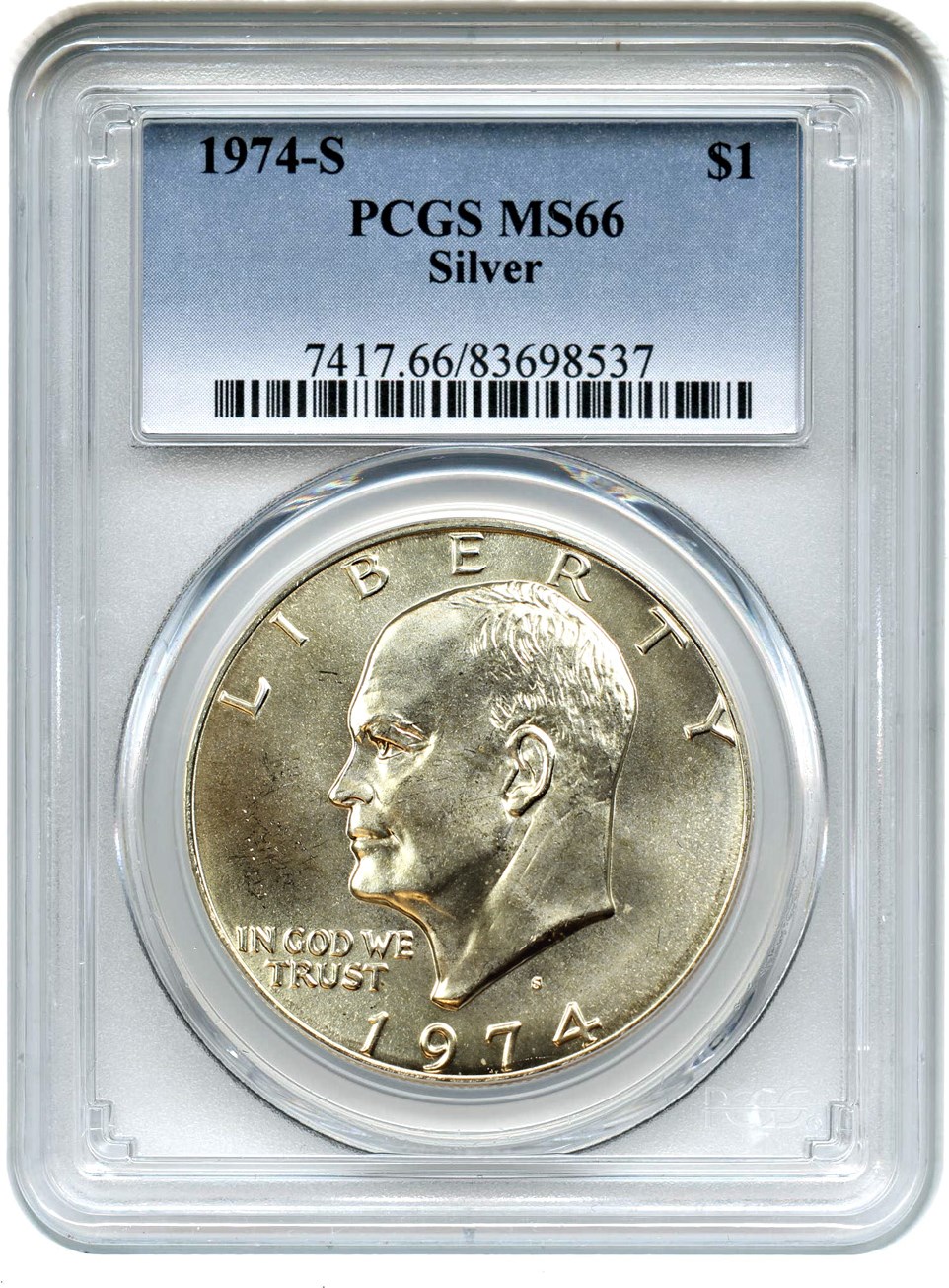 1974-S $1  Silver MS61 thumbnail 14