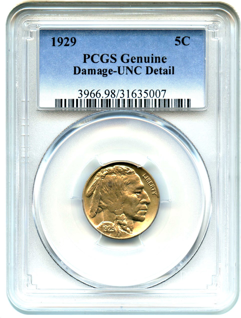 1929 5c F12 CAC thumbnail 9