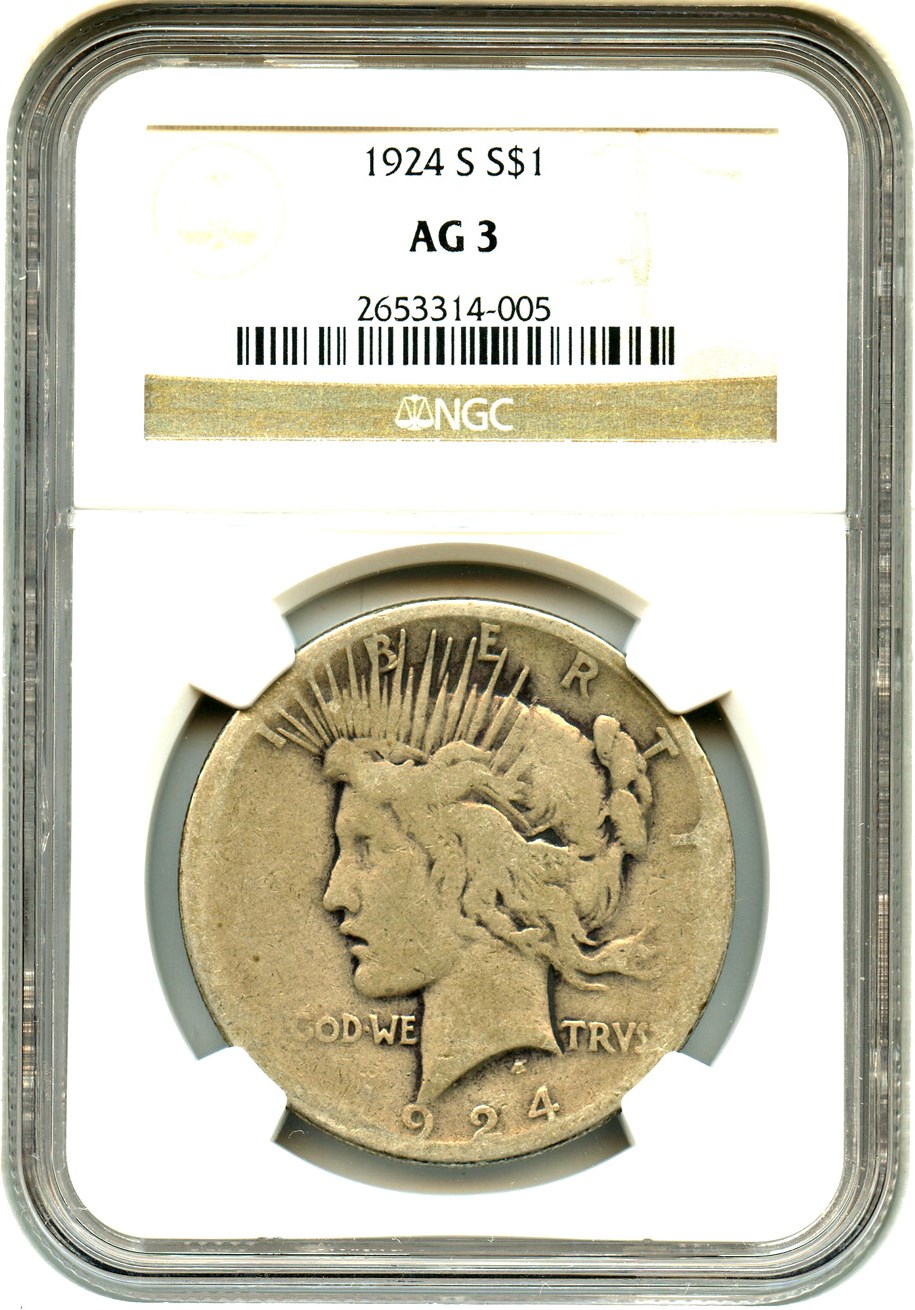 1924-S $1 VF20 thumbnail 5
