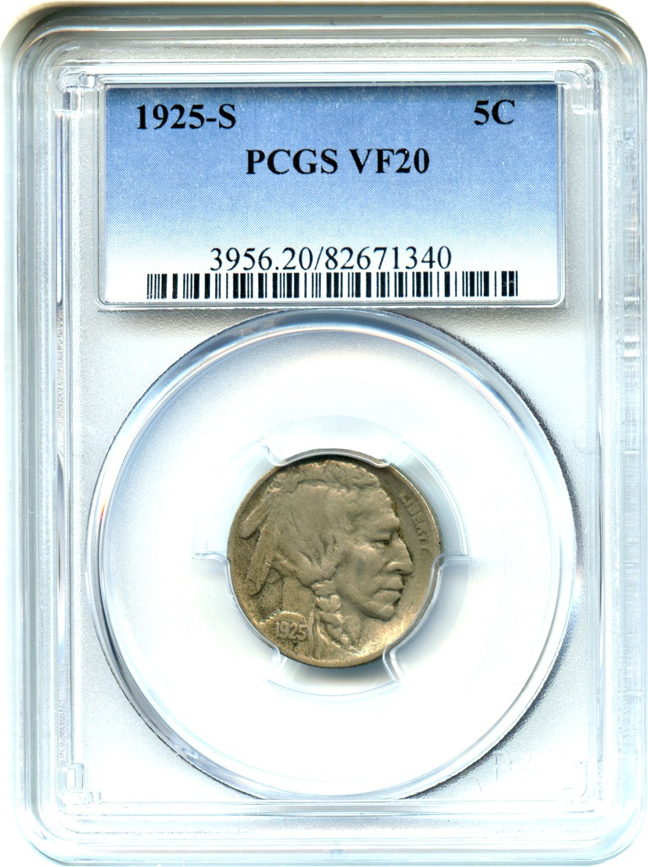 1925-S 5c F15 CAC thumbnail 9