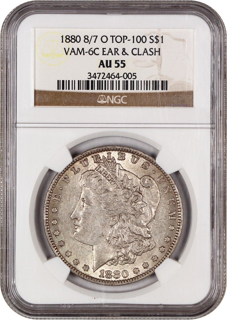 1880-O $1  8/7, Spike, VAM-6A VF20 thumbnail 19