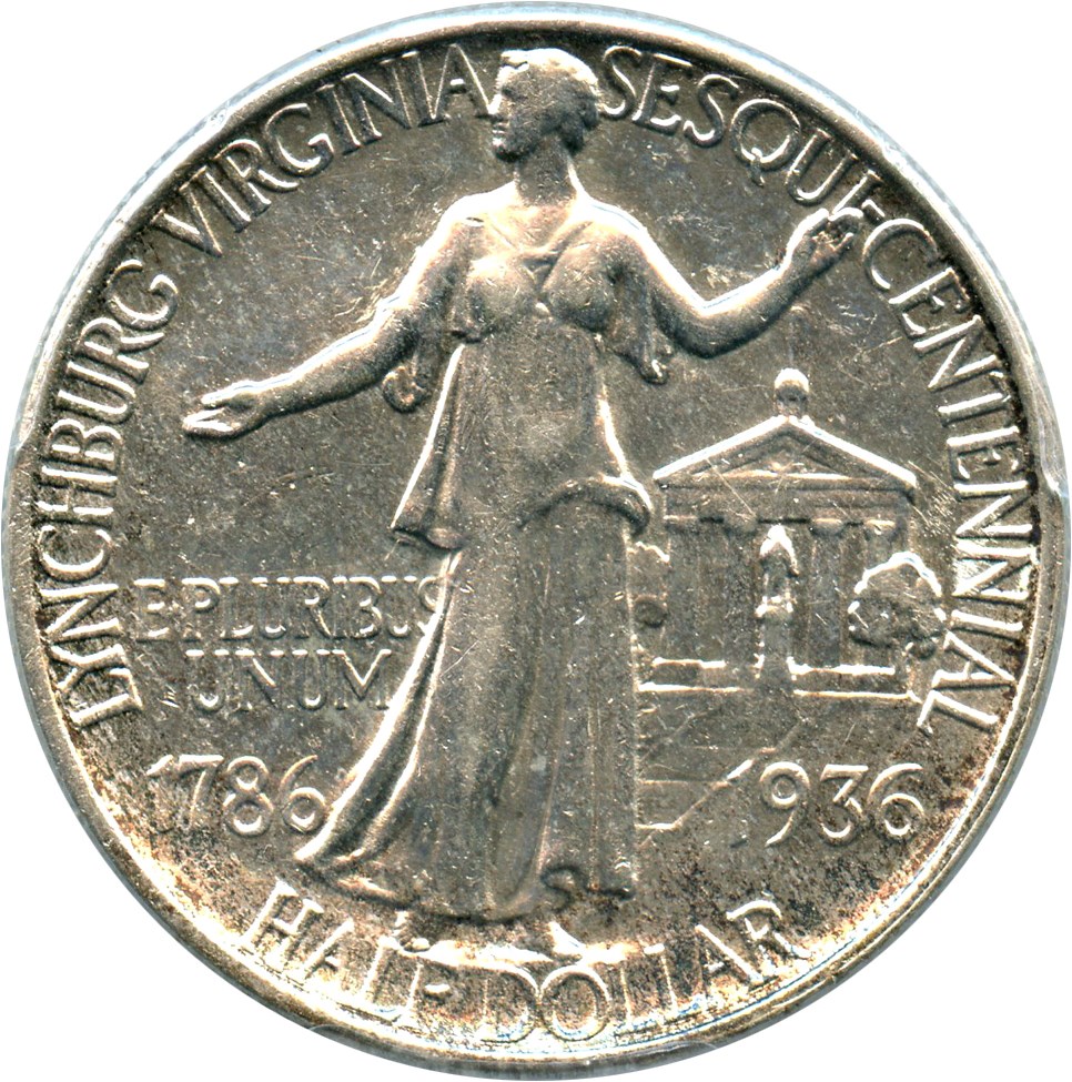 1936 50c Lynchburg XF40 thumbnail 4