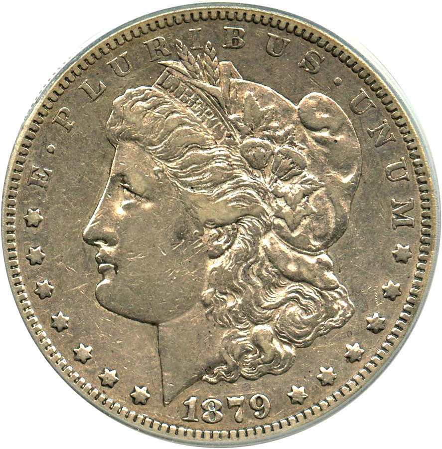 image for: Top 100 VAM: 1879-S $1 PCGS XF40 (Reverse of 1878  VAM-34) 