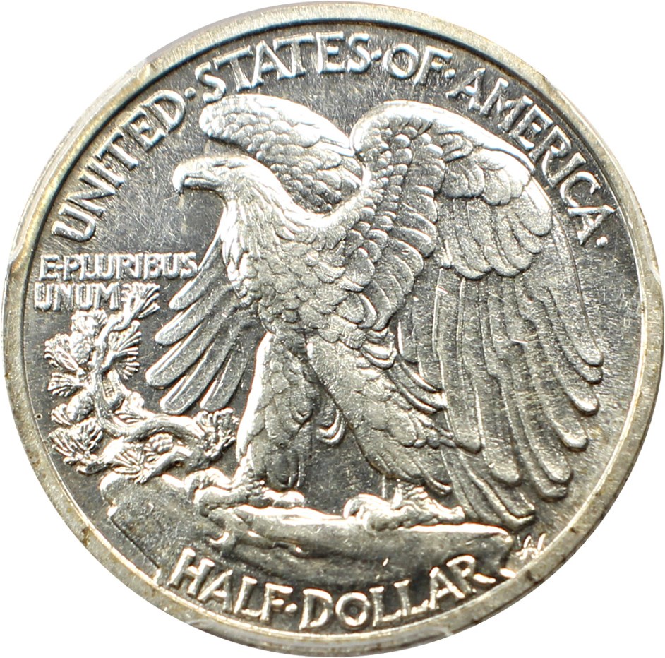 1937 50c AU58 thumbnail 2
