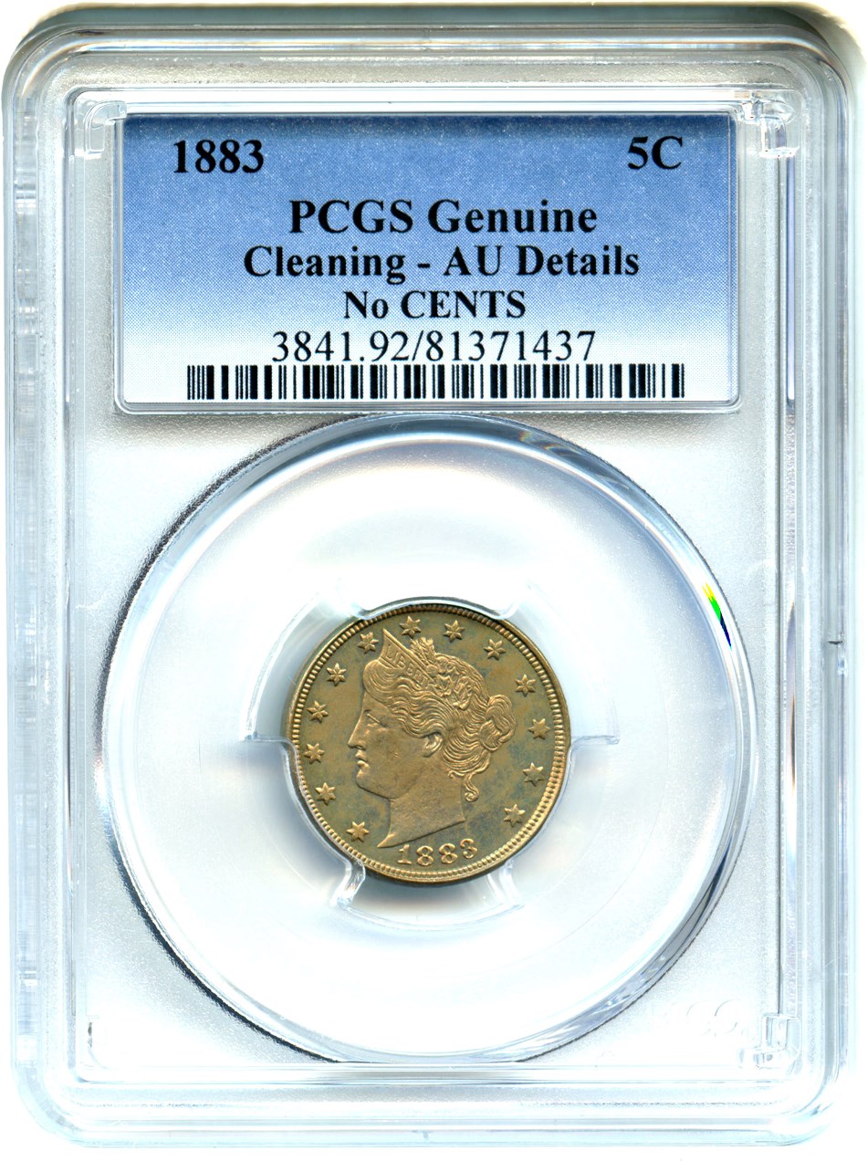 Liberty (V) Nickel 5c No Cents, 1883 [Type] VG10 thumbnail 9