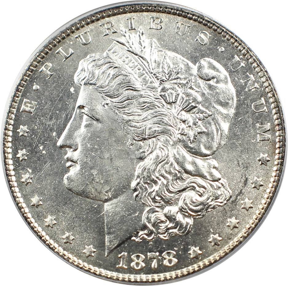 Hot 50 VAM: 1878 8TF $1 PCGS MS63 (VAM-22 Polished LIB)