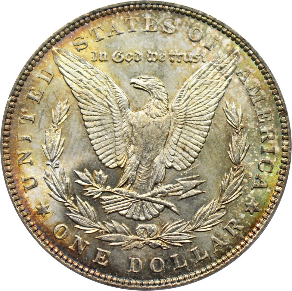 image for: Hot 50 VAM: 1896 $1 PCGS MS64 (VAM-20  Bar 6)