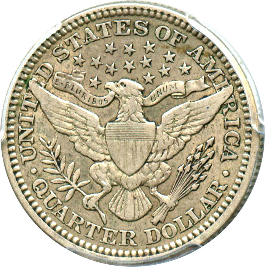 1914 25c VF20 CAC thumbnail 2