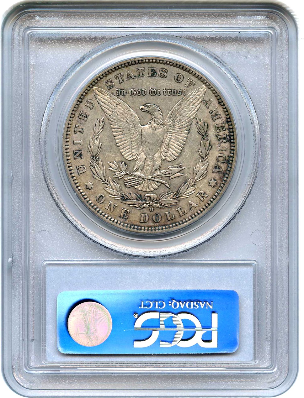 1880-O $1  8/7, Spike, VAM-6A AU50 CAC thumbnail 4