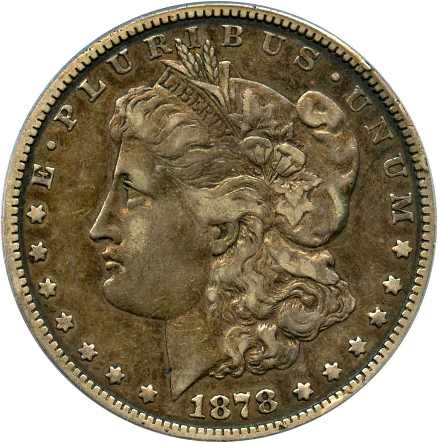 image for: Top 100 VAM: 1878-S $1 PCGS VF30 (VAM-58  Long Arrow Shaft)