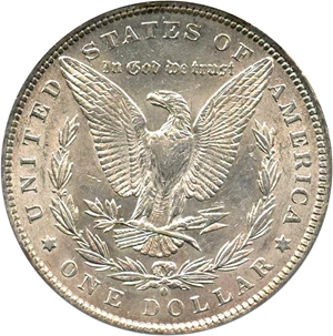 image for: Top 100 VAM: 1888-O $1 PCGS AU58 (VAM-6 Oval O)