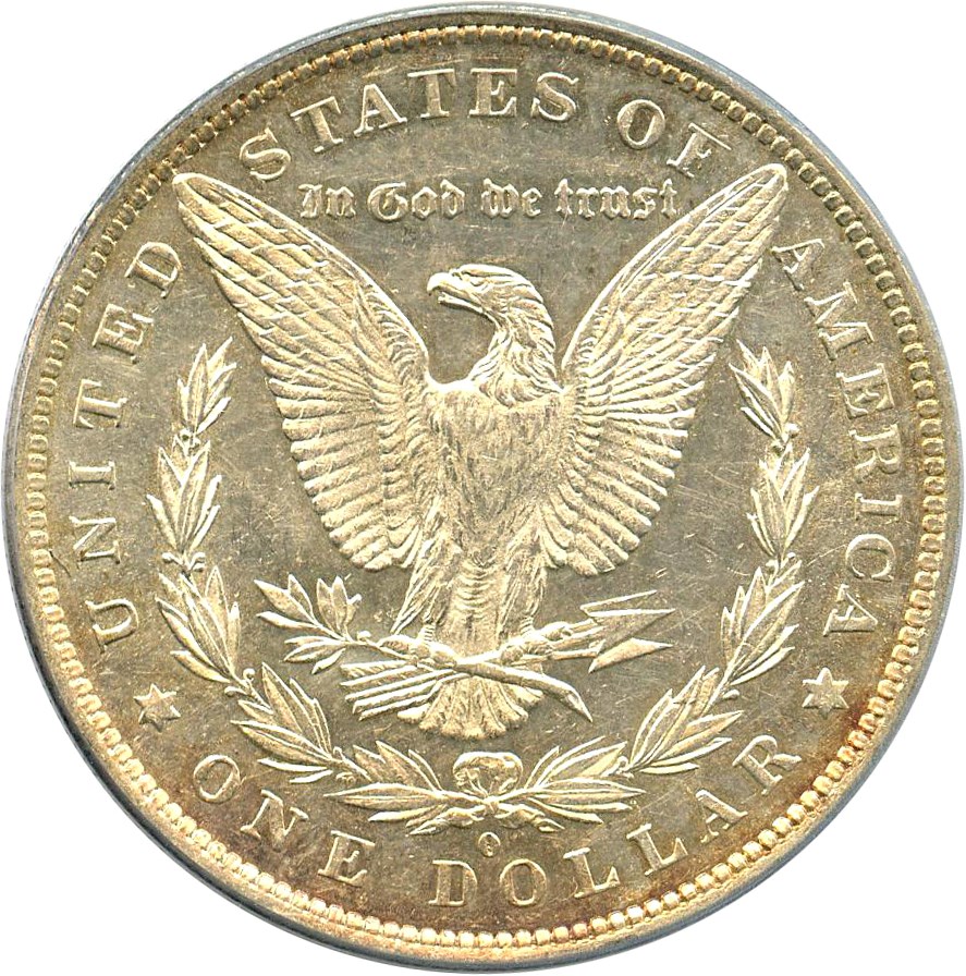 image for: 1882-O $1 PCGS AU55 (VAM-4  O/S  EDS)