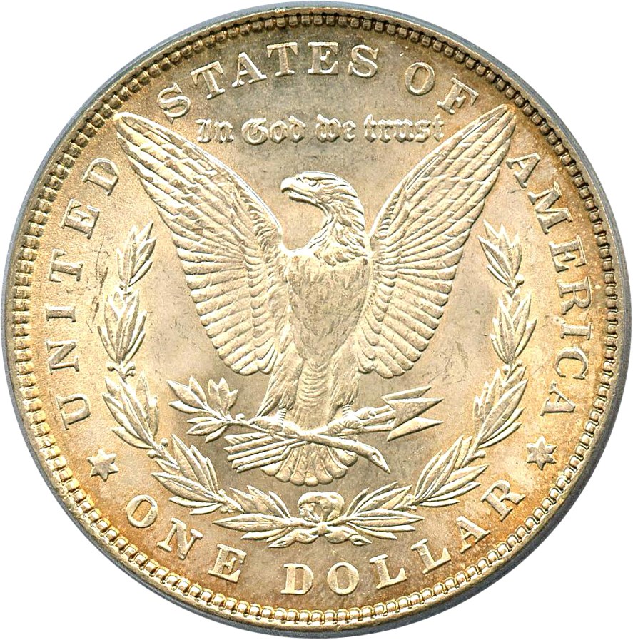 1886 $1  Misplaced Date, 8 Below M, VAM-21 MS64 thumbnail 9