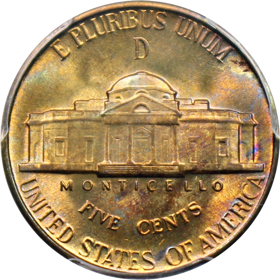 1945-D 5c Silver MS60 thumbnail 25