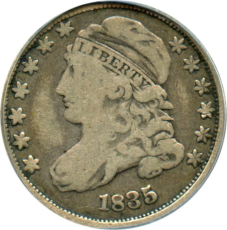 1835 10c PCGS VG-10