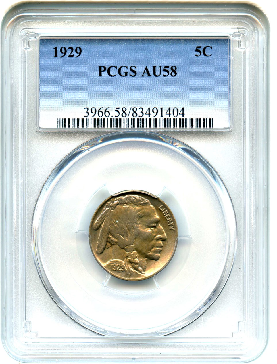 1929 5c F12 CAC thumbnail 23