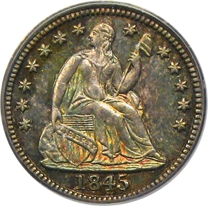 image for: 1845 H10c PCGS/CAC Proof 64