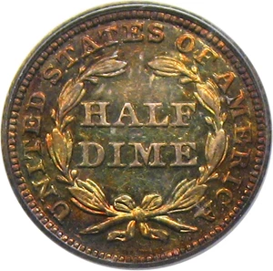 image for: 1845 H10c PCGS/CAC Proof 64