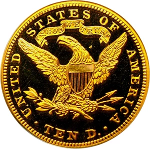 image for: 1901 $10 PCGS/CAC Proof 64 DCAM