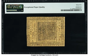 image for: Continental Currency November 29, 1775 $6 PMG Choice Very Fine 35 EPQ....
