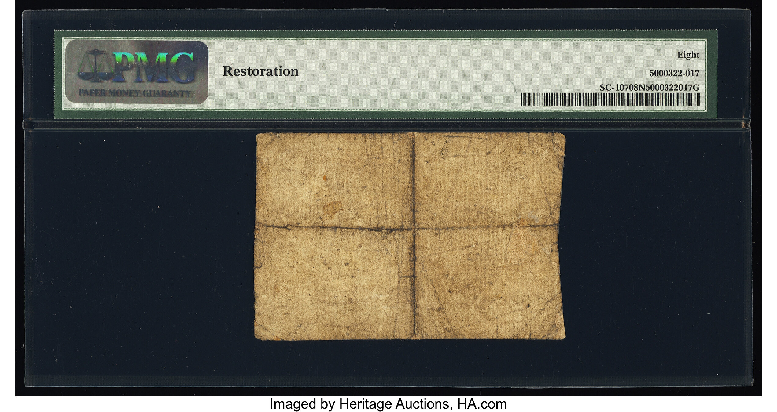 image for: South Carolina November 15, 1775 15s PMG Very Good 8 Net....