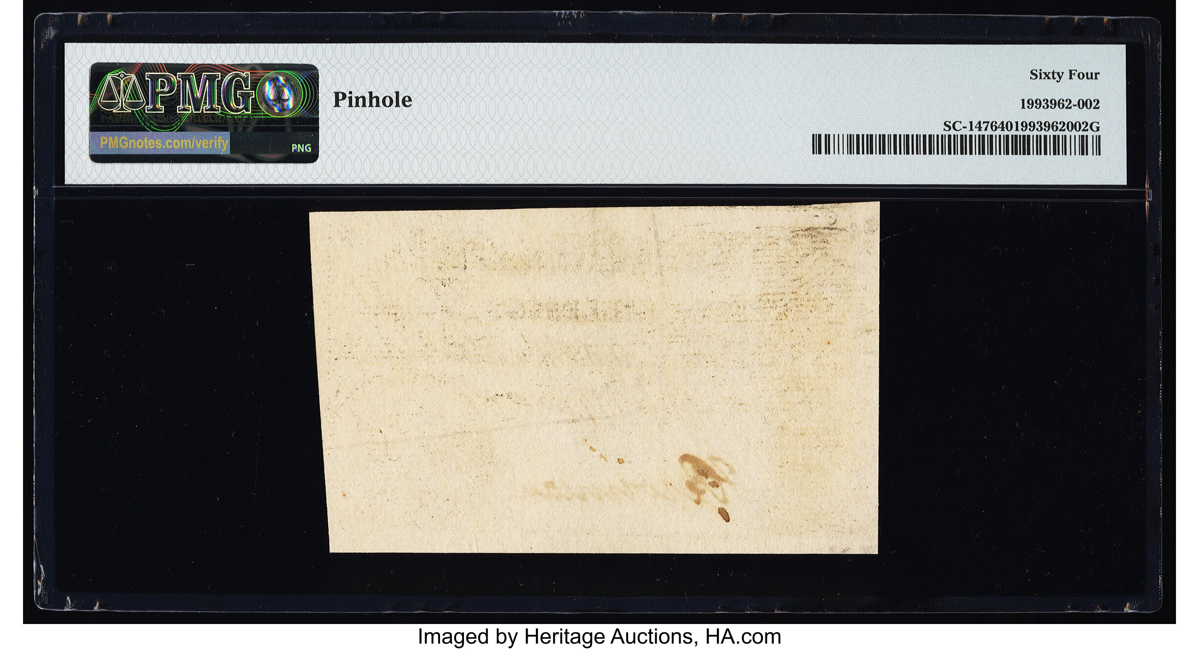 image for: South Carolina April 10, 1778 5s PMG Choice Uncirculated 64....