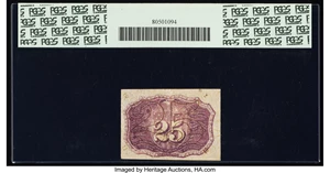 image for: Fr. 1289 25¢ Second Issue PCGS About New 53....