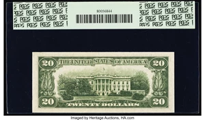 image for: Fr. 2059-C $20 1950 Federal Reserve Note. PCGS Superb Gem New 68PPQ....