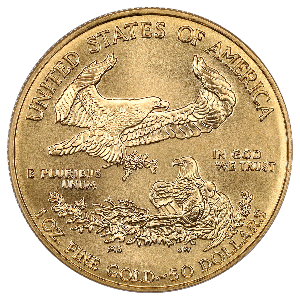 image for: 2006 Gold Eagle $50 PCGS MS69 (First Strike)