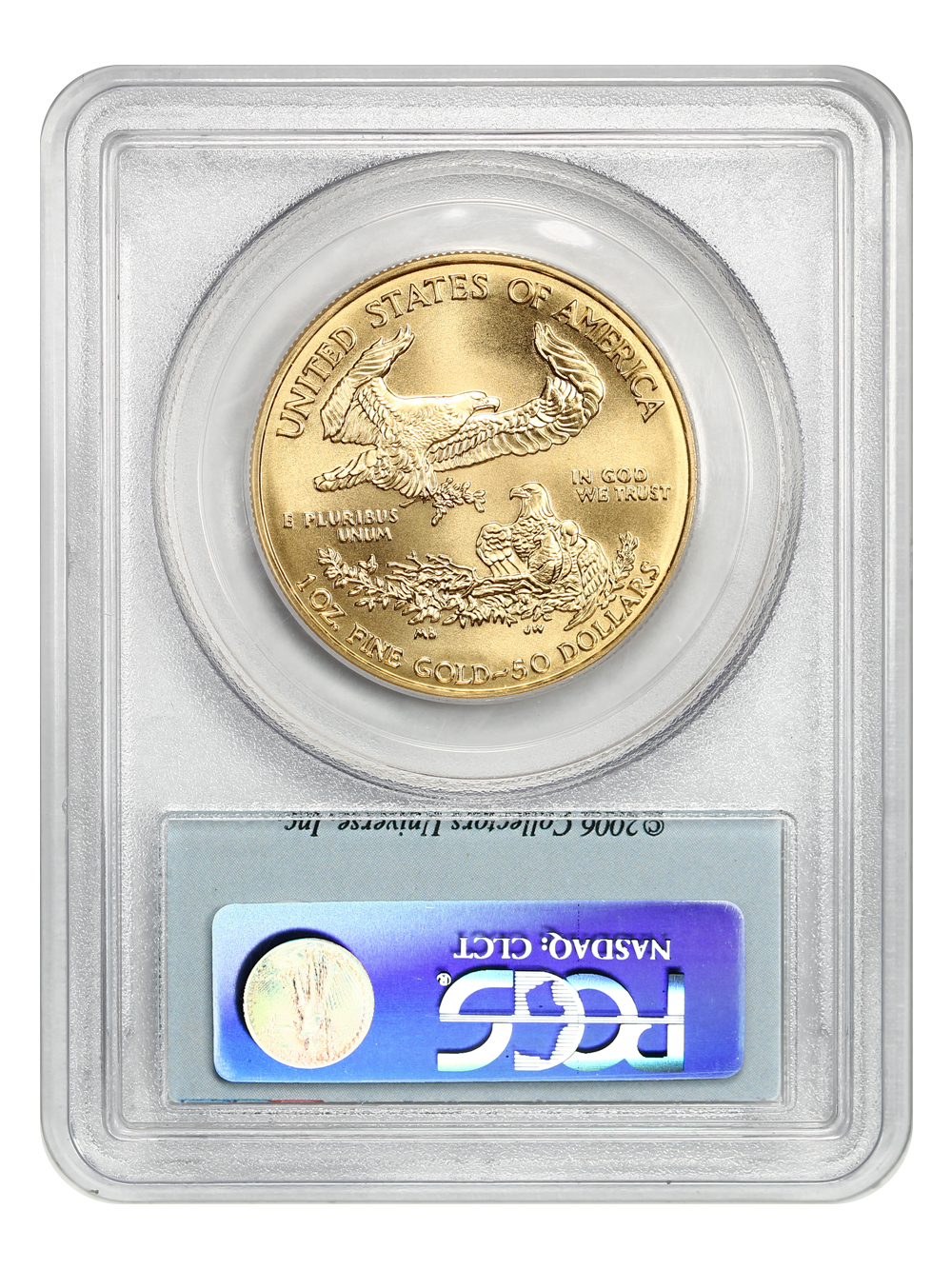 image for: 2006 Gold Eagle $50 PCGS MS69 (First Strike)