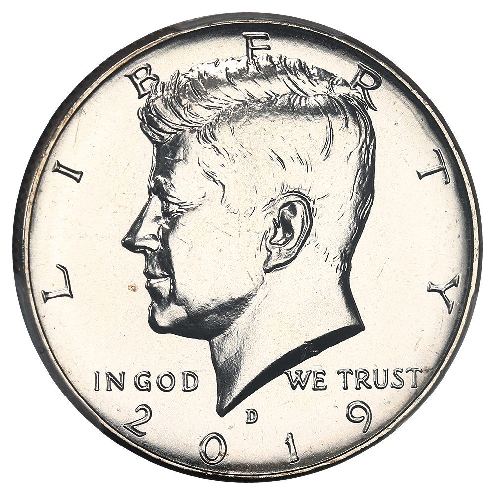 image for: 2019-D 50c PCGS MS67 PL ex: D.L. Hansen