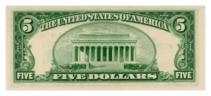 image for: FR. 1657 1953B $5 Silver Certificate PMG Gem UNC 65 EPQ