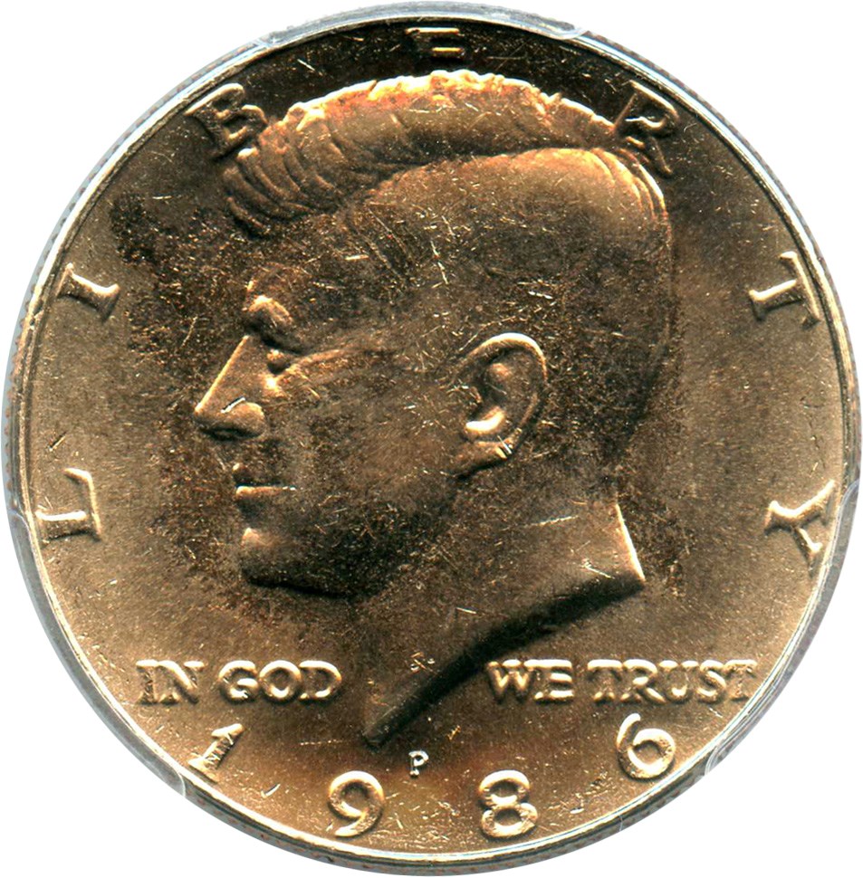 image for: 1986-P 50c PCGS MS65 - No Reserve!